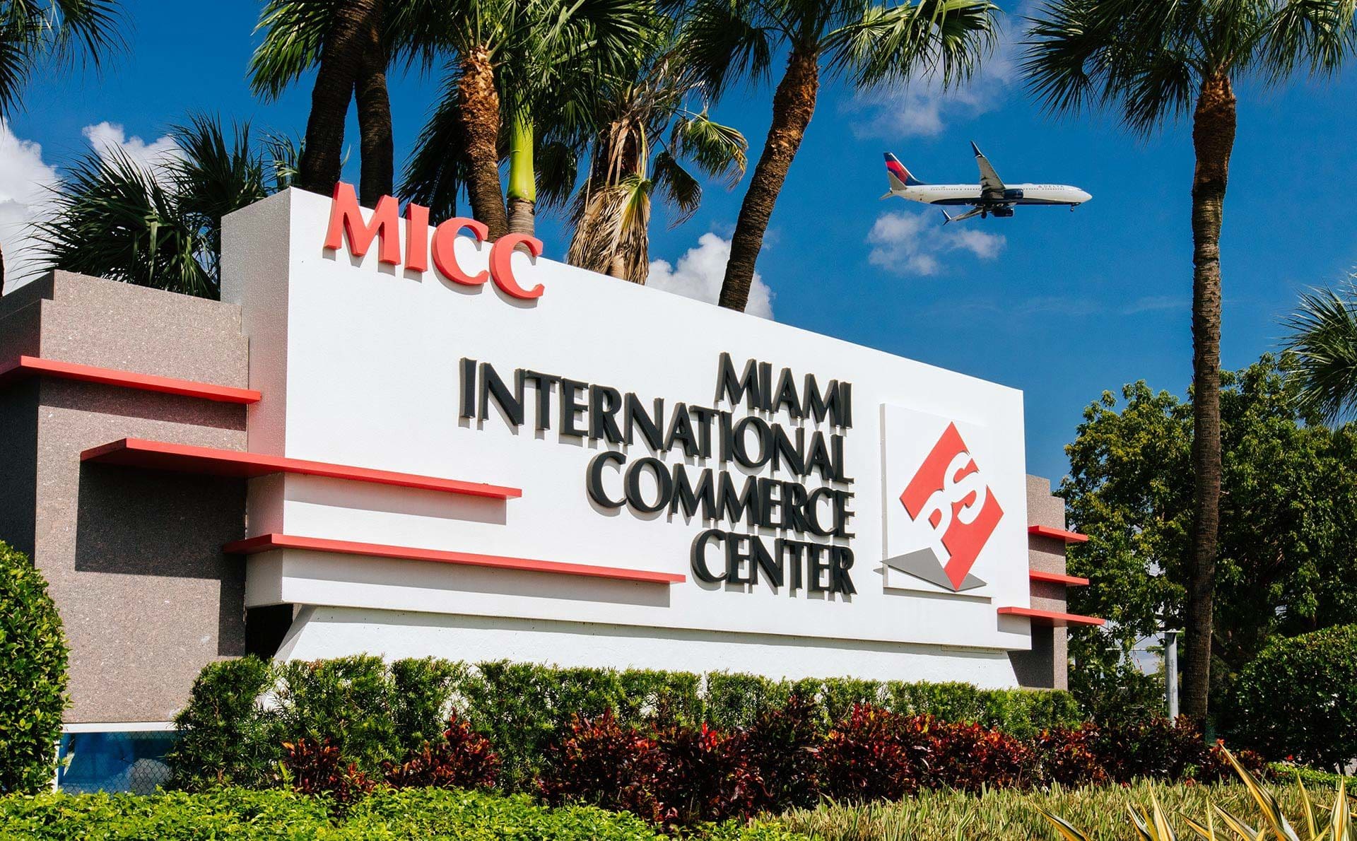 Miami International Commerce Center entrance sign photo