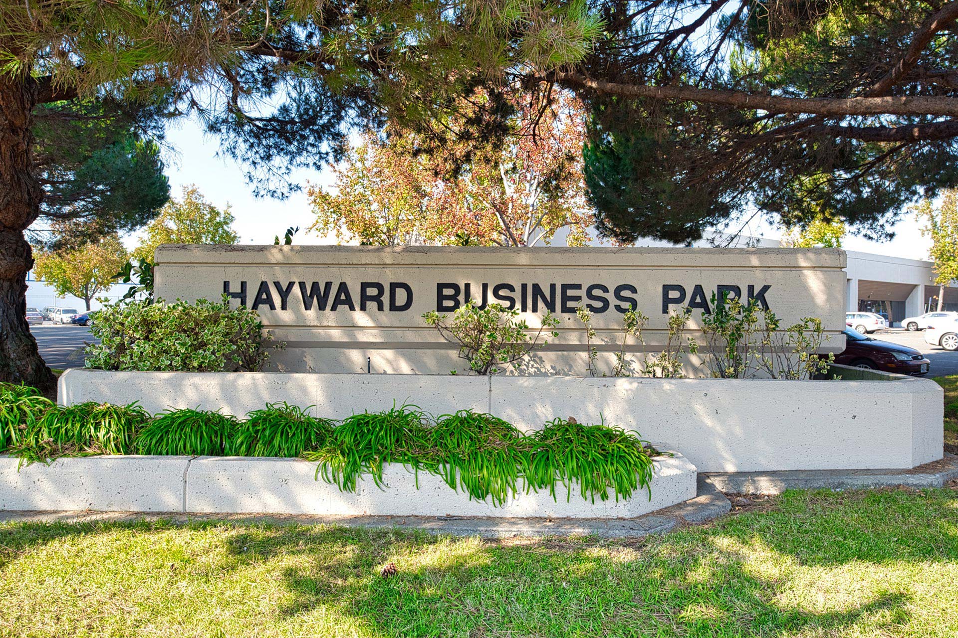 Hayward Business Park exterior entrance sign photo