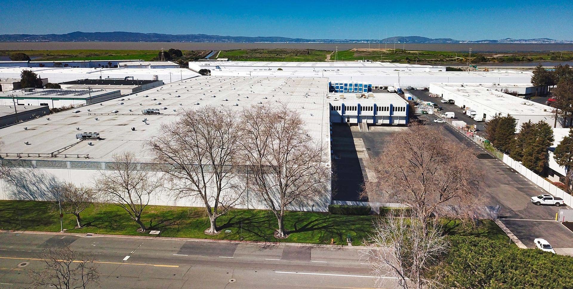 Cabot Distribution Center exterior aerial photo